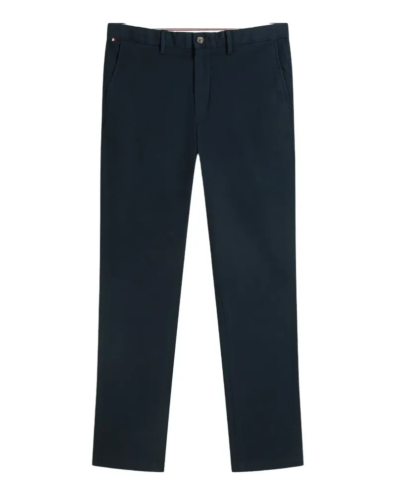 Tommy Hilfiger logo-patch chinos - Blau Blau