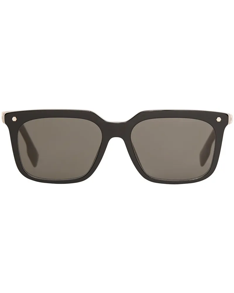 Burberry Eckige Sonnenbrille - Grau Grau