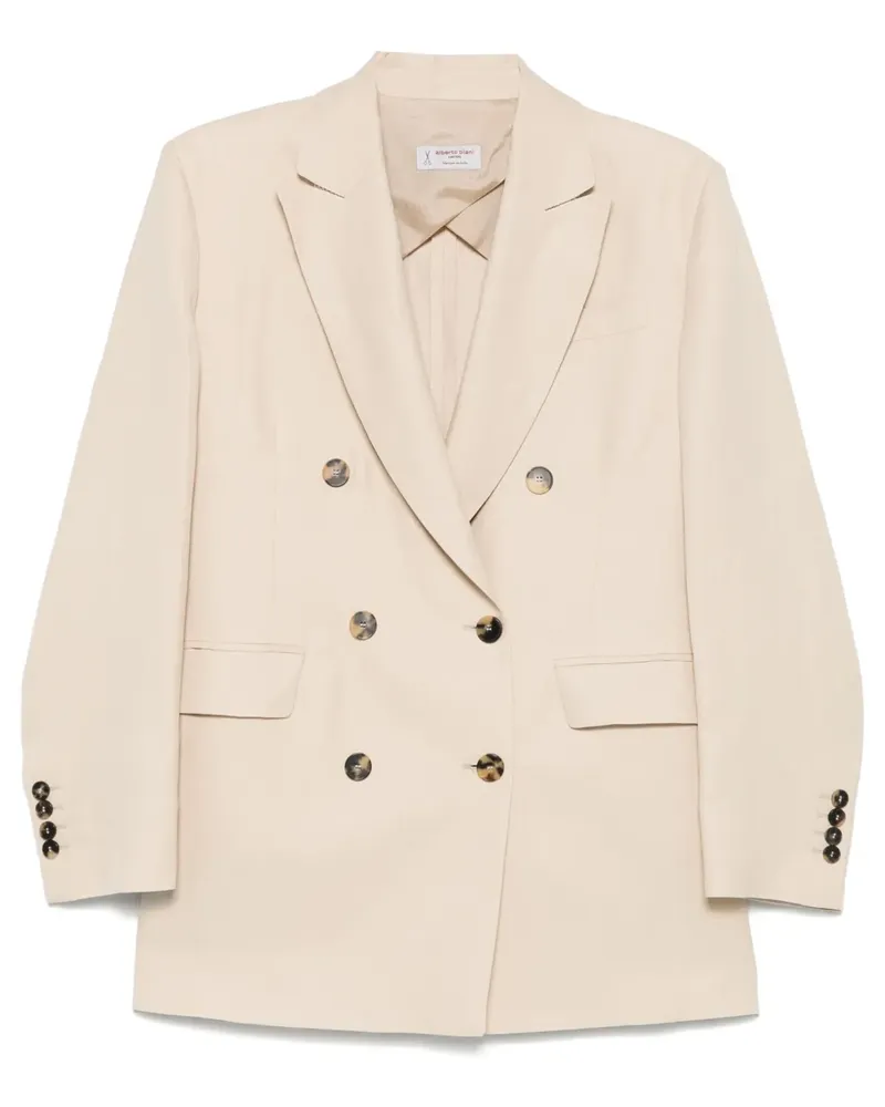 Alberto Biani Doppelreihiger Blazer - Nude Nude