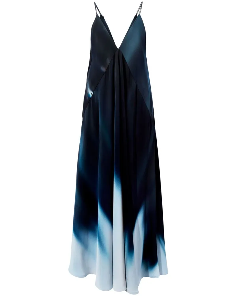Proenza Schouler Torres Maxikleid mit Farbverlauf-Optik - Blau Blau