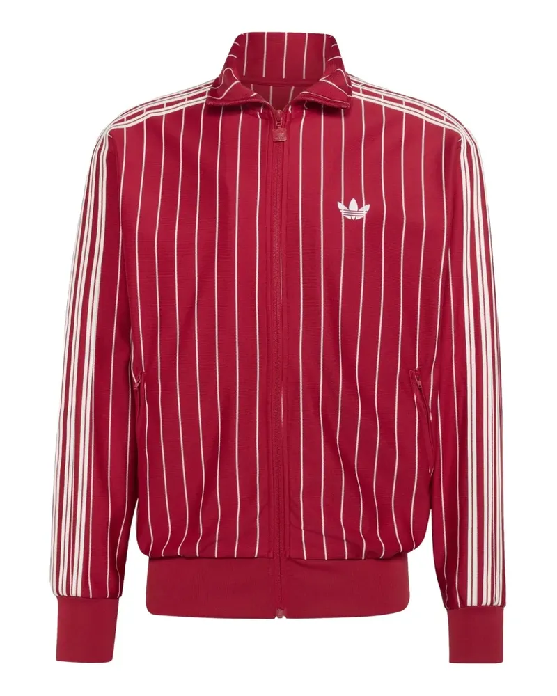 adidas Firebird pinstripe-print track jacket - Rot Rot