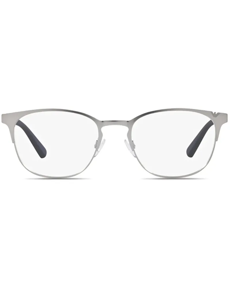 Emporio Armani Brille mit rundem Gestell - Silber Silber