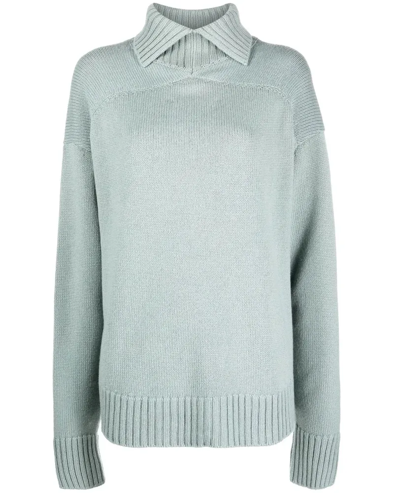 Jil Sander Pullover mit Rollkragen - Grau Grau