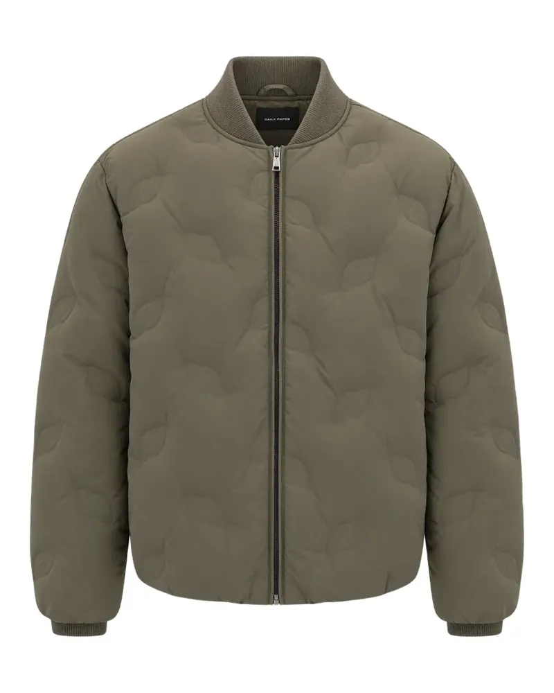 Daily Paper quilted bomber jacket - Grün Grün