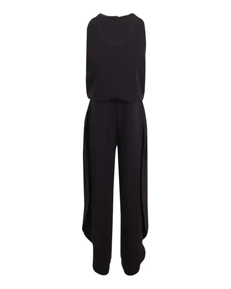 Max Mara Drapierter Cady Jumpsuit - Schwarz Schwarz