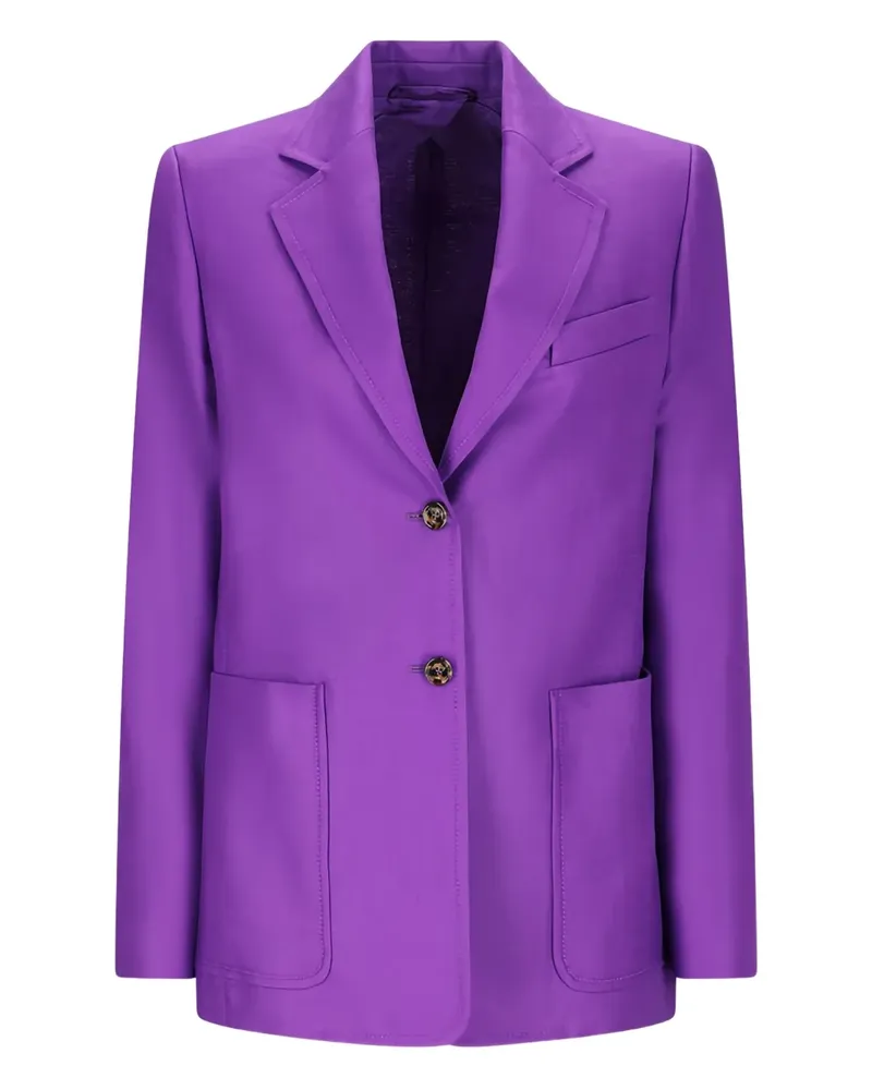 Max Mara Einreihiges Sakko - Violett Violett