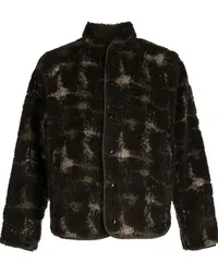 YMC Jacke mit abstraktem Print Grün