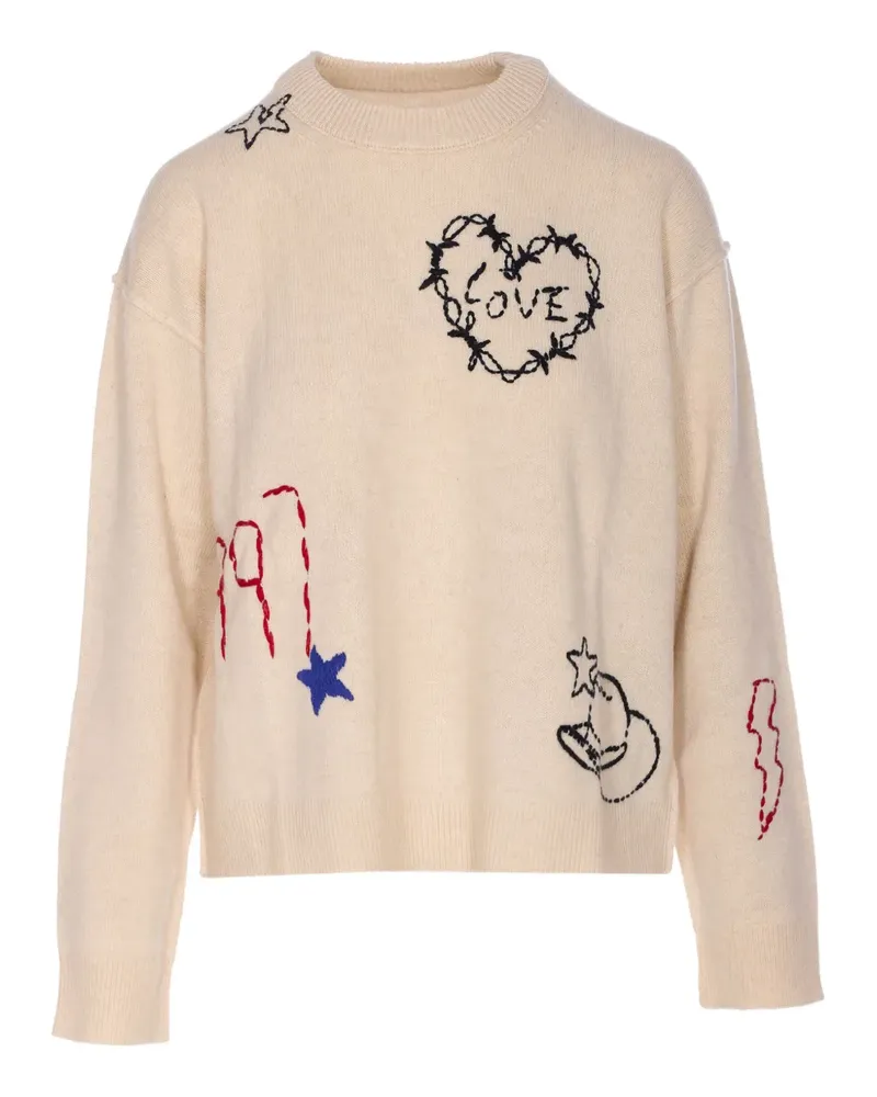 Zadig & Voltaire embroidered sweater - Nude Nude