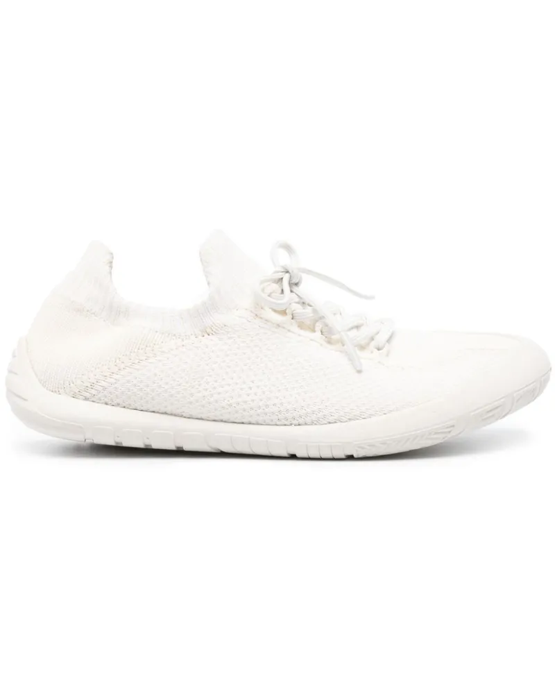 Camper Gerippte Path Sneakers - Weiß Weiß
