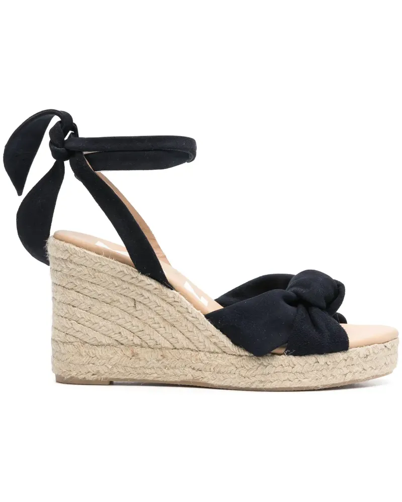 Manebí Hamptons Espadrilles 100mm - Blau Blau
