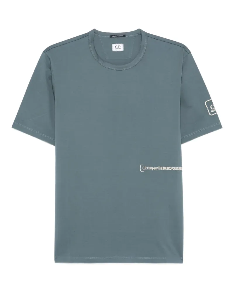 C.P. Company graphic-print T-shirt - Blau Blau