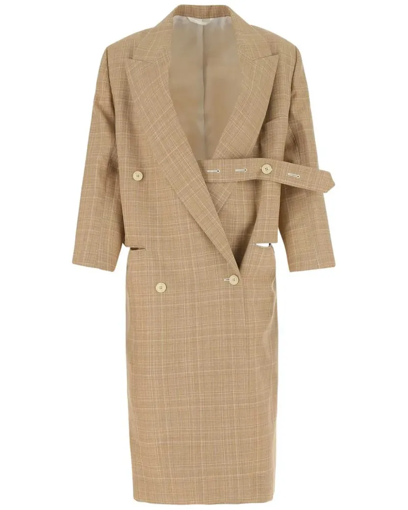 QUIRA Besticktes Cape - Braun Braun