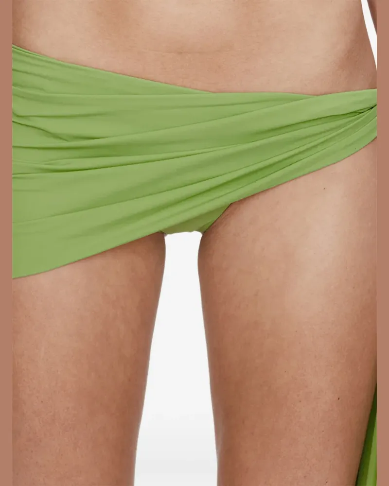 Christopher Esber pareo wrap skirt - Grün Grün