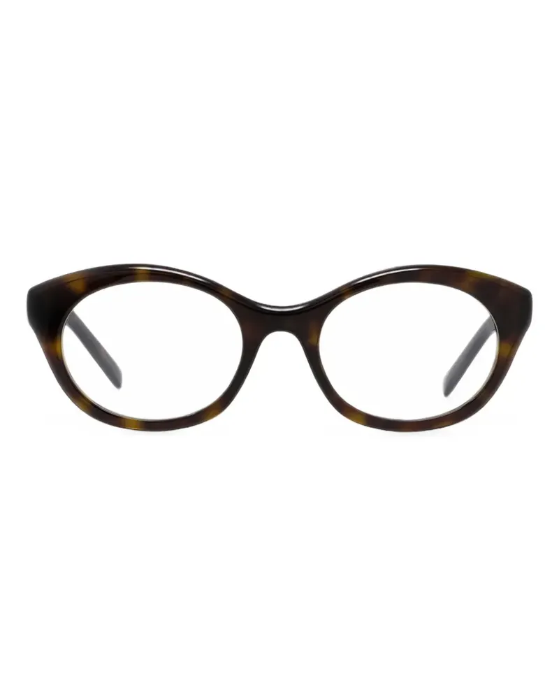 Givenchy tortoiseshell-effect cat-eye glasses - Braun Braun