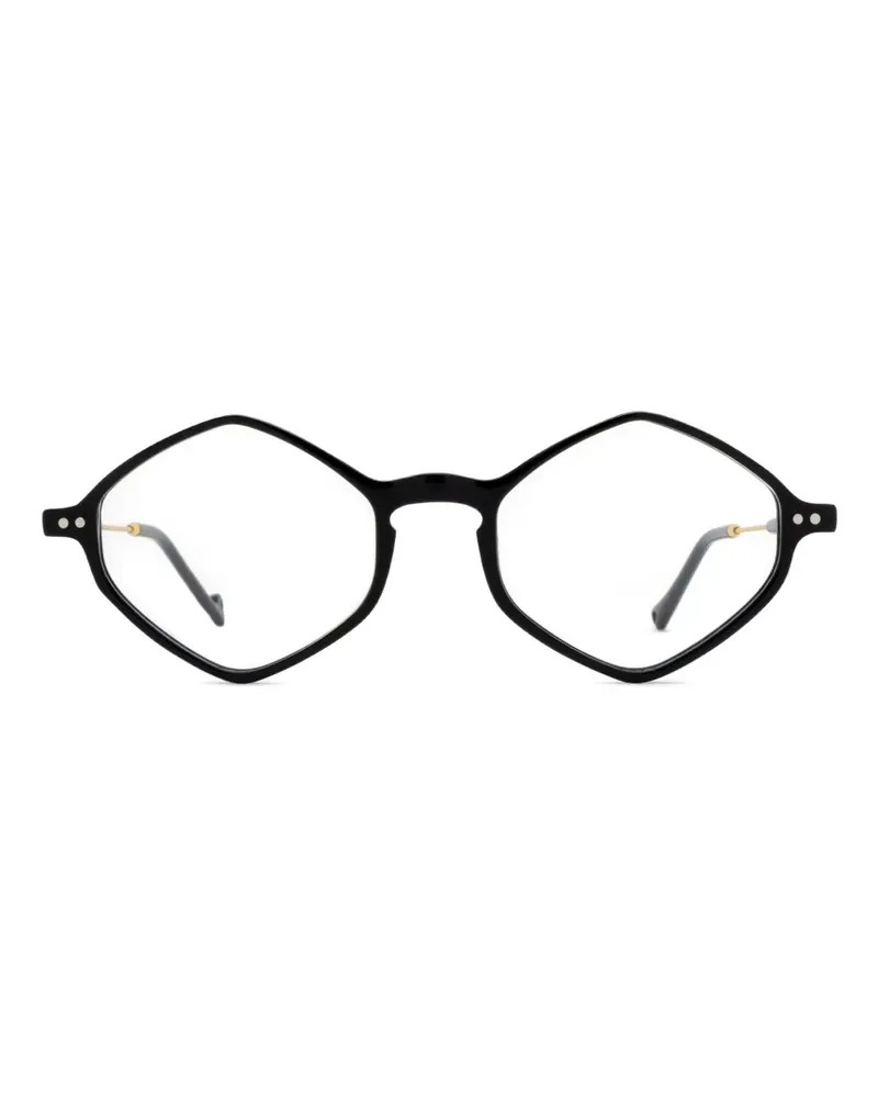 Eyepetizer Brille mit geometrischem Gestell - Schwarz Schwarz