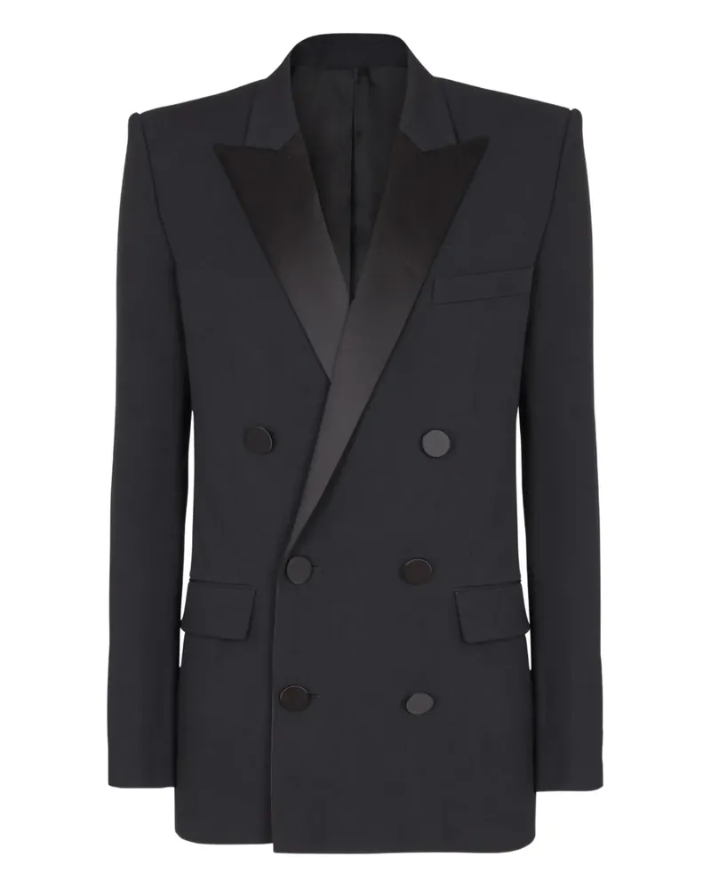 Balmain Klassisches Sakko - Schwarz Schwarz