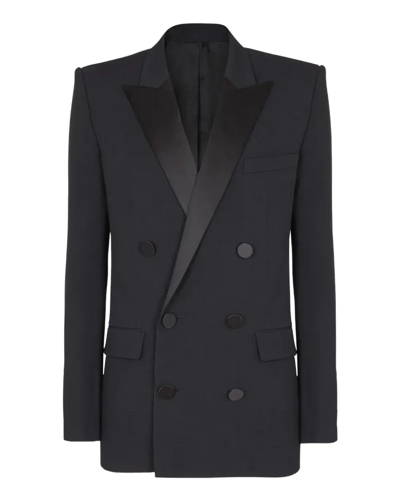 Balmain Klassisches Sakko - Schwarz Schwarz