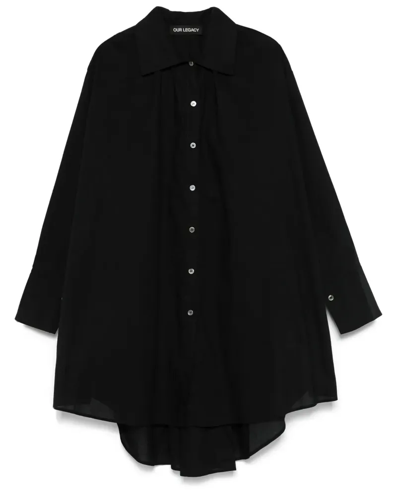 Our Legacy Gale Minikleid - Schwarz Schwarz