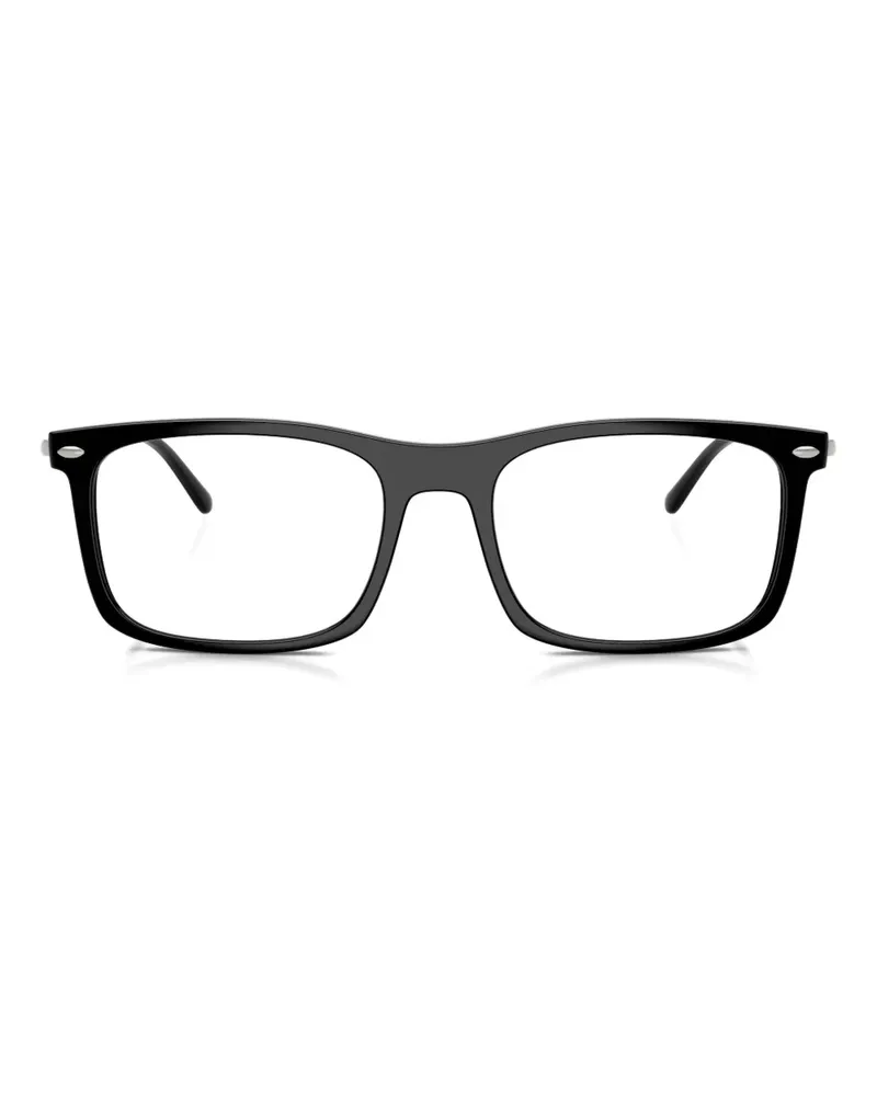 Ray Ban Brille mit eckigem Gestell - Schwarz Schwarz