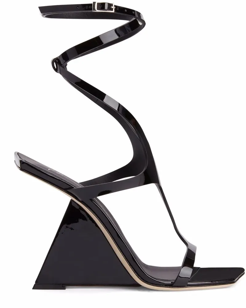 Giuseppe Zanotti Tutankamon Sandalen mit Absatz 105mm - Schwarz Schwarz