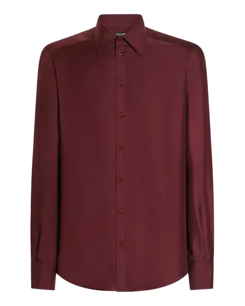 Dolce & Gabbana Hemd aus Seide - Rot Rot