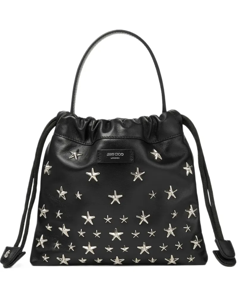 Jimmy Choo Pouch mit Sternnieten und Kordelzug - Schwarz Schwarz