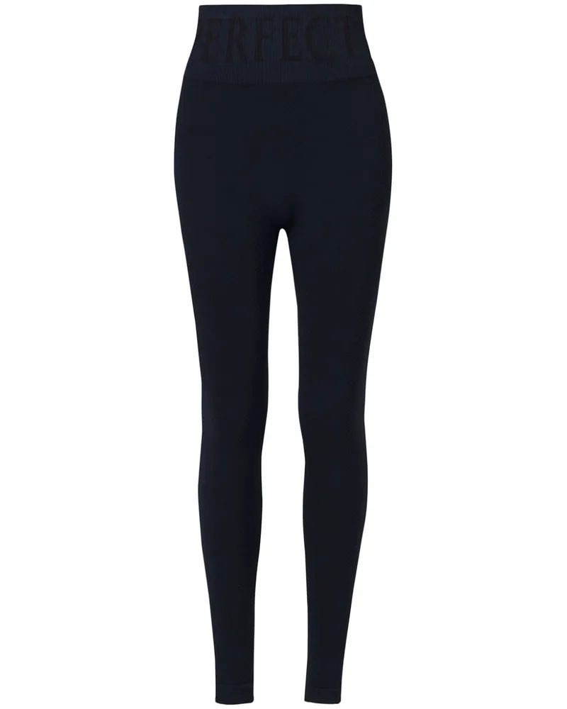 Perfect Moment Nahtlose Thermo-Leggings - Schwarz Schwarz