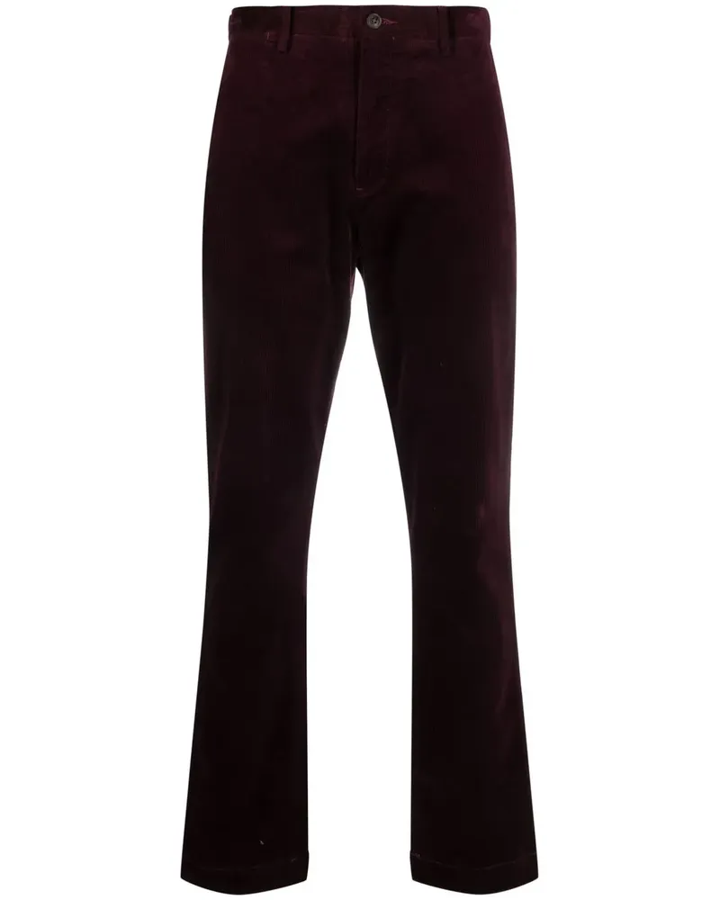 Ralph Lauren Straight-Leg-Hose aus Cord - Rot Rot