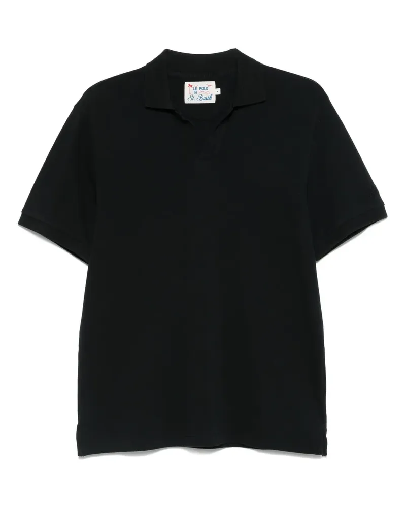 MC2 Saint Barth Klassisches Poloshirt - Schwarz Schwarz
