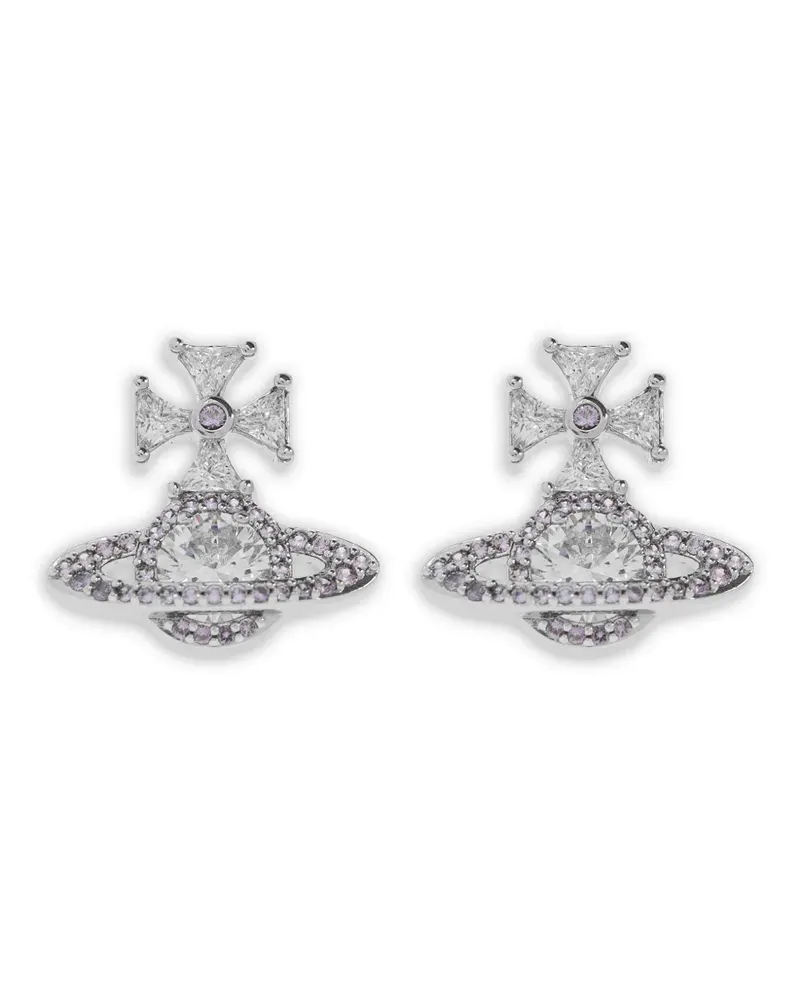 Vivienne Westwood Ohrringe mit Kreuz - Silber Silber