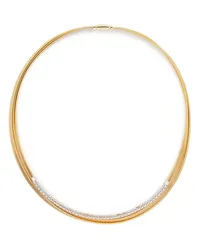 Marco Bicego 18kt Gelbgoldhalskette mit Diamanten Gold