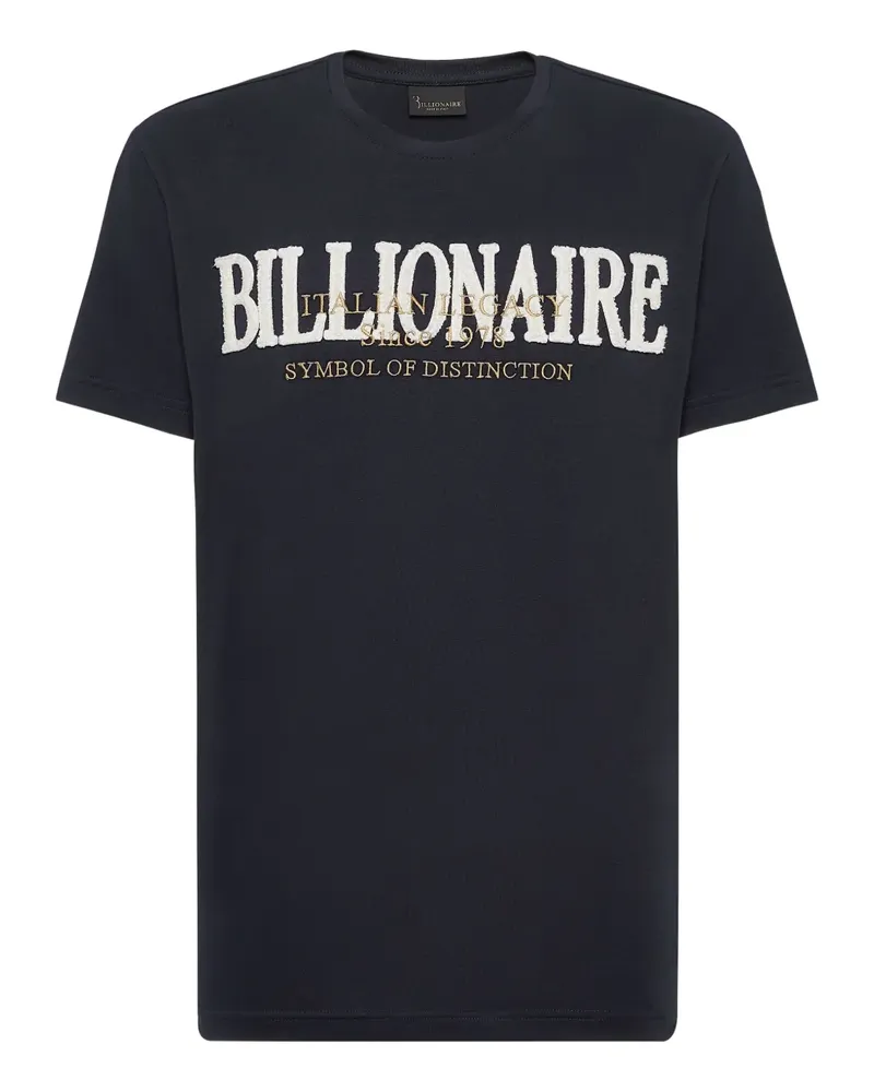 Billionaire T-Shirt mit Rundhalsausschnitt - Blau Blau