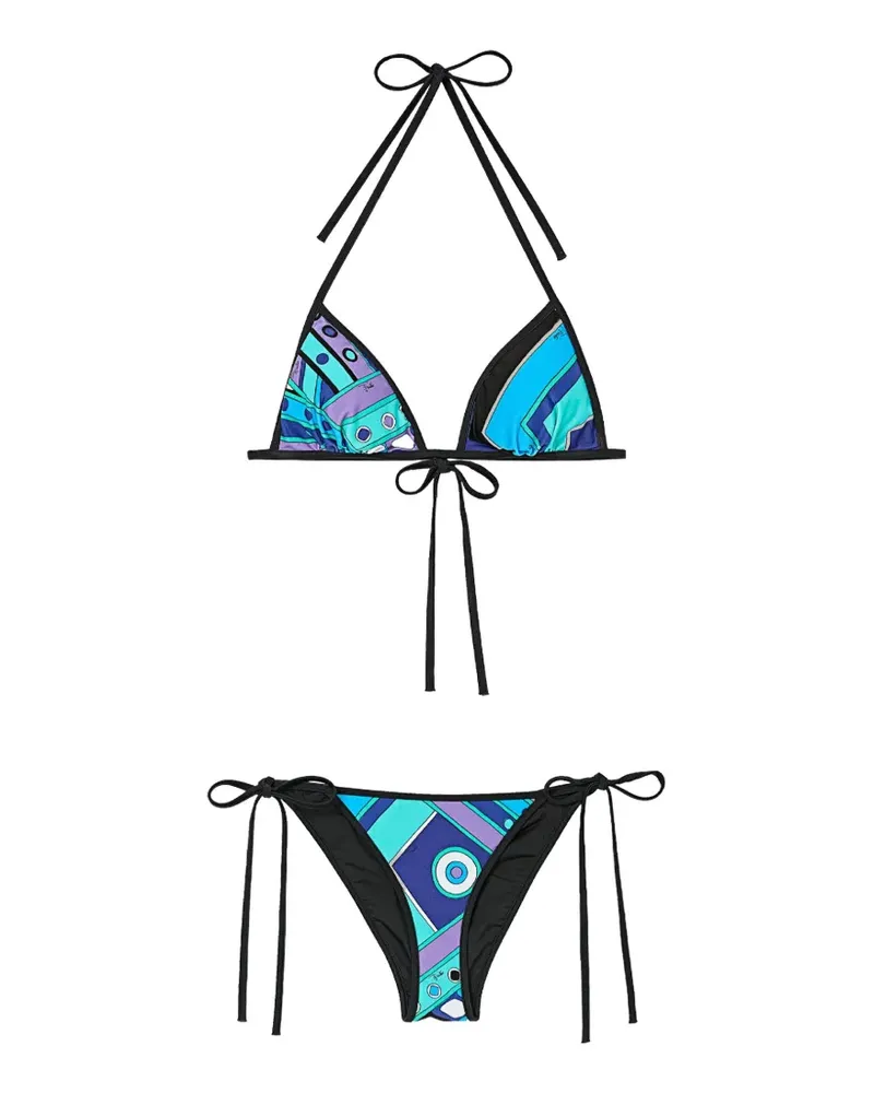 Emilio Pucci Vivara-print bikini - Grün Grün