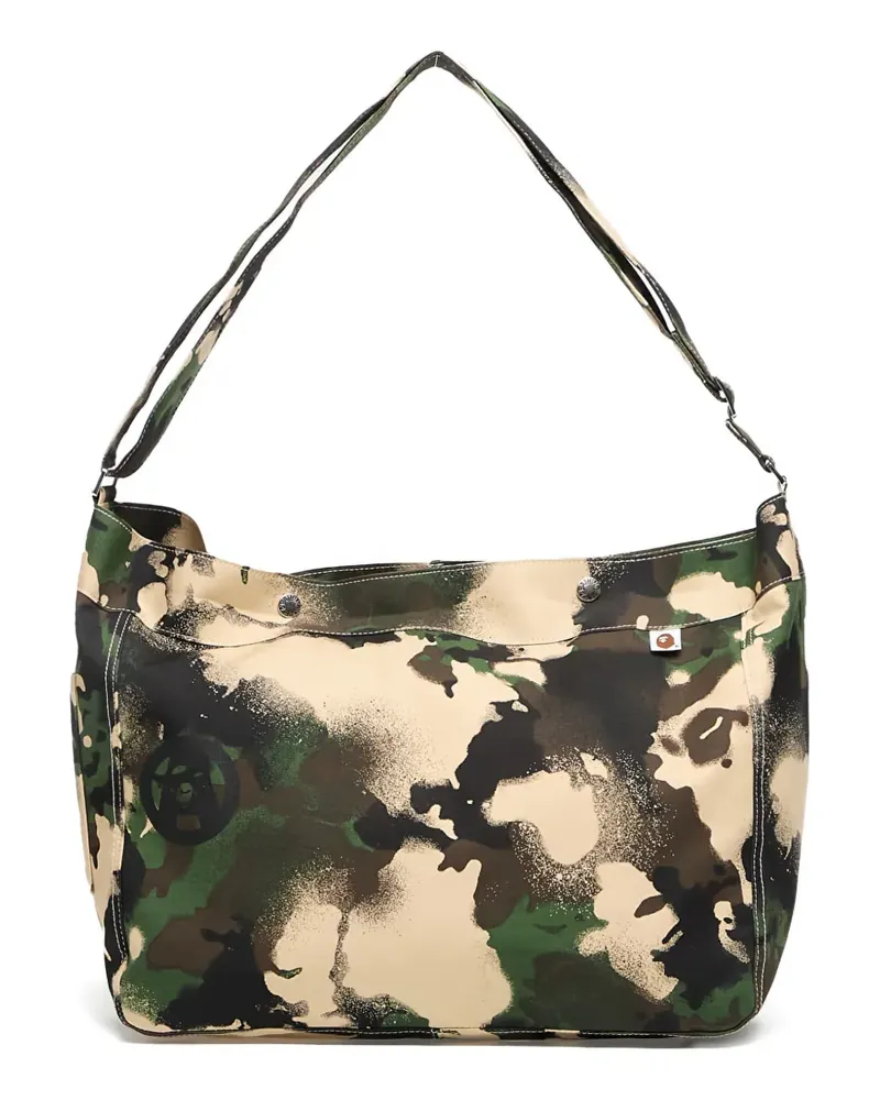 BAPE Map Camo Schultertasche - Grün Grün