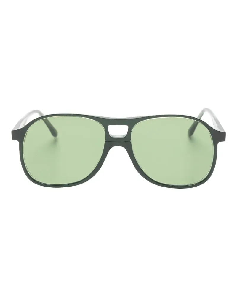 Lesca Rock pilot-frame sunglasses - Grün Grün