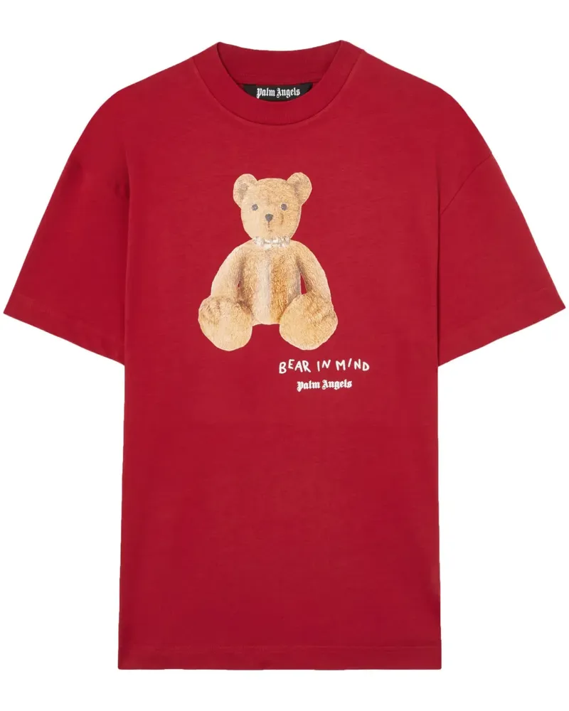 Palm Angels Bear in Mind T-Shirt - Rot Rot