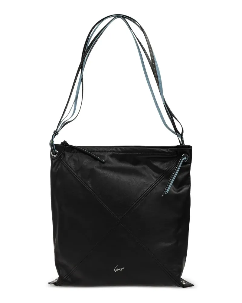 Kenzo Kite Tote Bag mit Logo-Print - Schwarz Schwarz