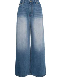 Cynthia Rowley Jeans mit weitem Bein Blau