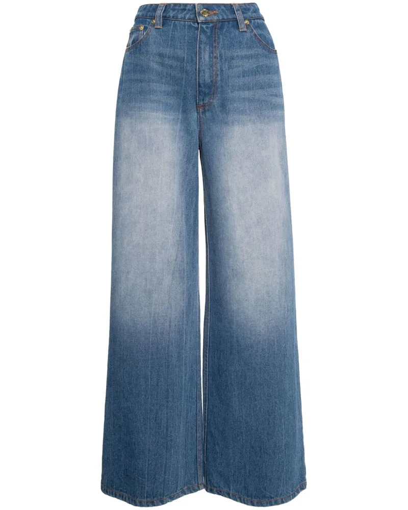 Cynthia Rowley Jeans mit weitem Bein Blau