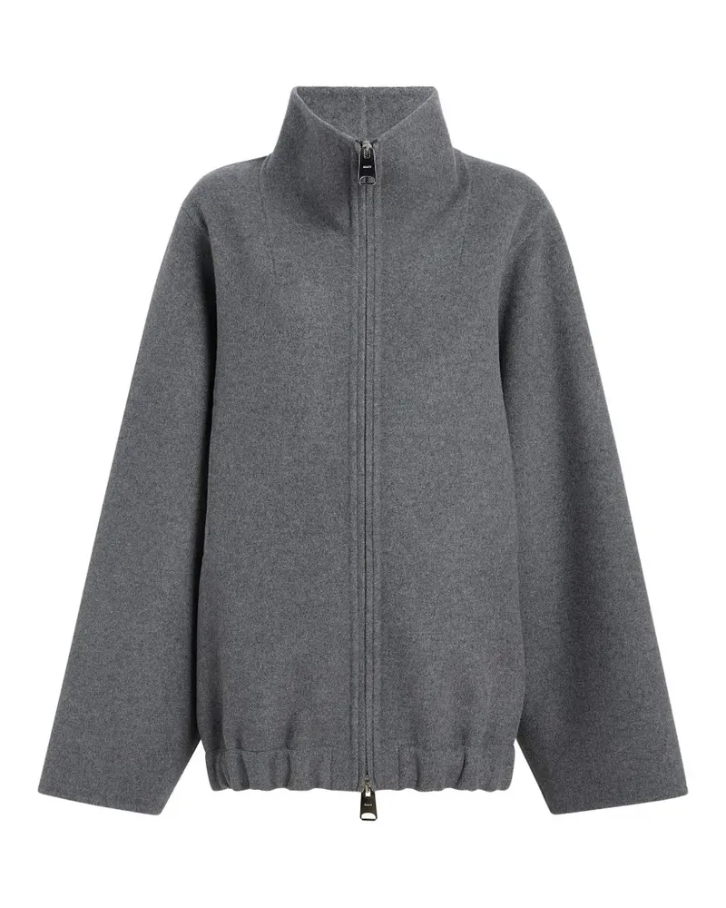 KHAITE Gary Jacke mit Stehkragen - Grau Grau