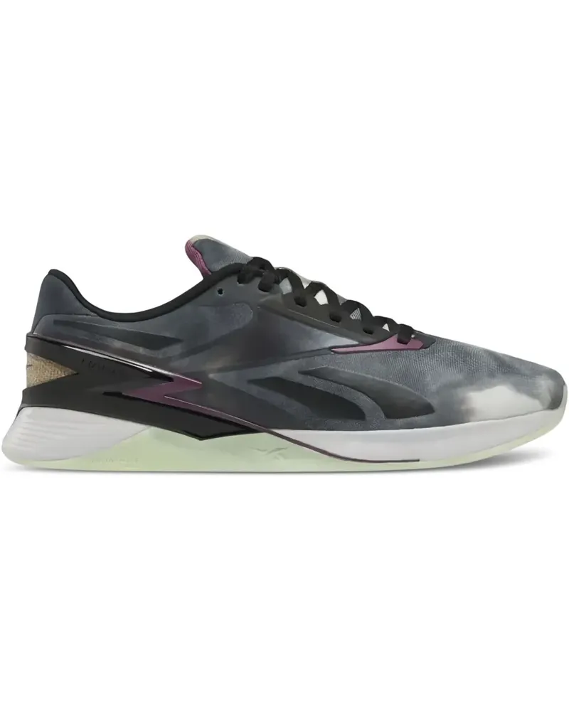 Reebok Nano X3 "Core Black/Washed Plum/Storm Glow" Sneakers - Schwarz Schwarz