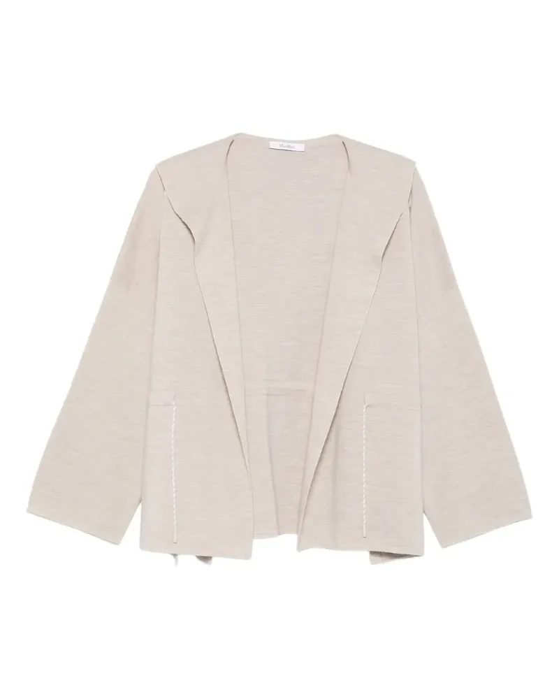 Max Mara Klassische Kapuzenjacke - Nude Nude