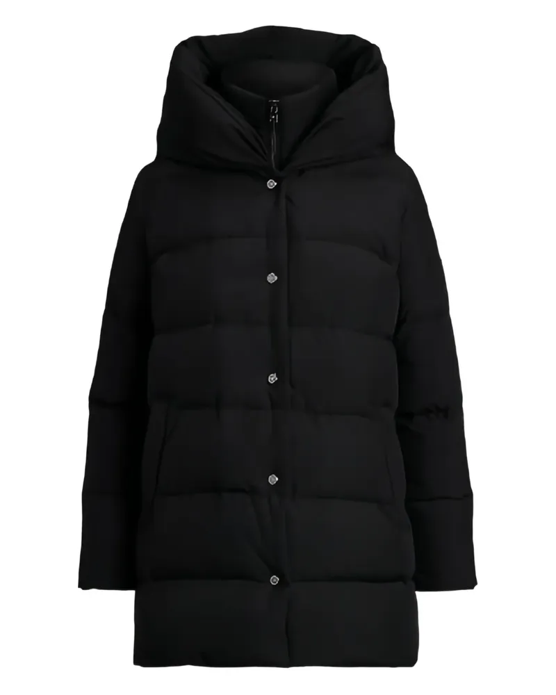 Ralph Lauren hooded press-stud fastening coat - Schwarz Schwarz