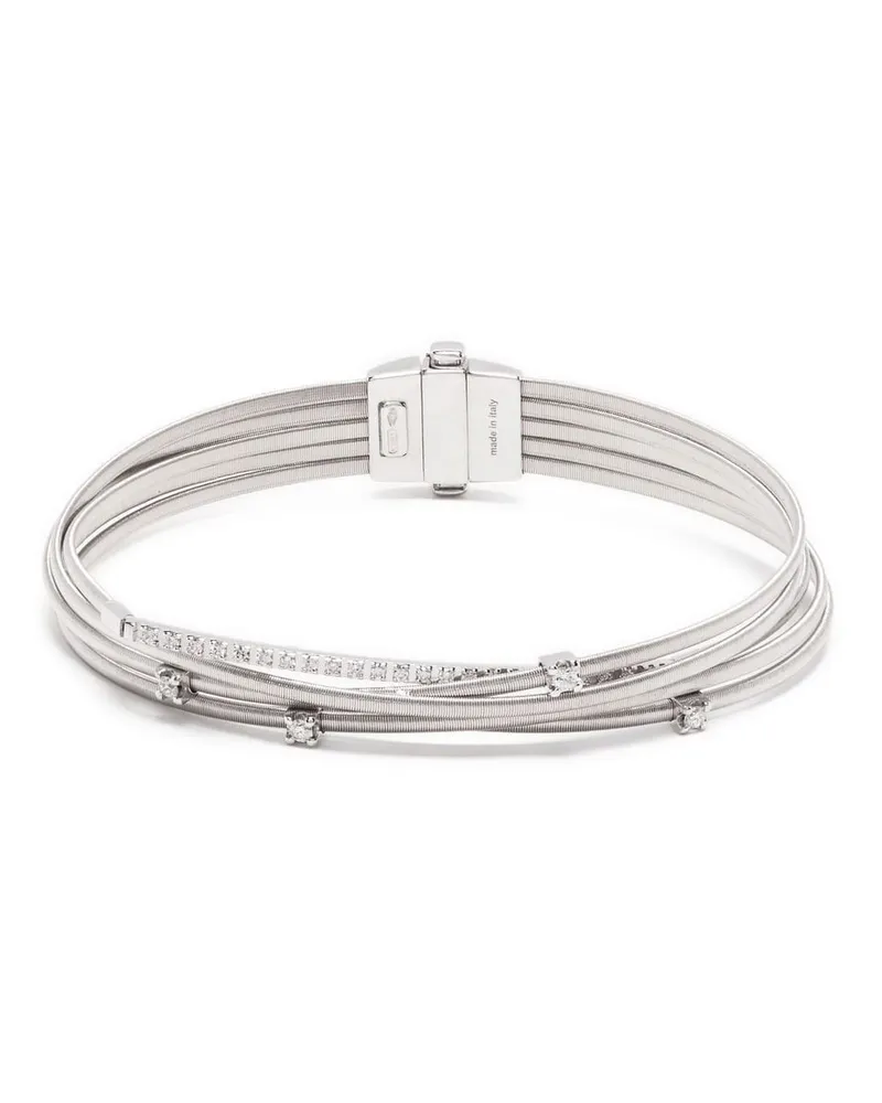 Marco Bicego 18kt Weißgoldarmband mit Diamanten - Silber Silber