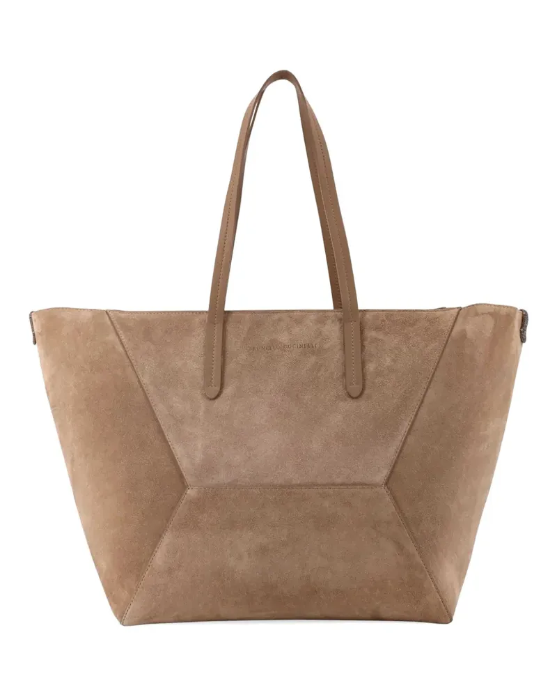Brunello Cucinelli BC Duo Tote Bag mit Einsätzen - Nude Nude