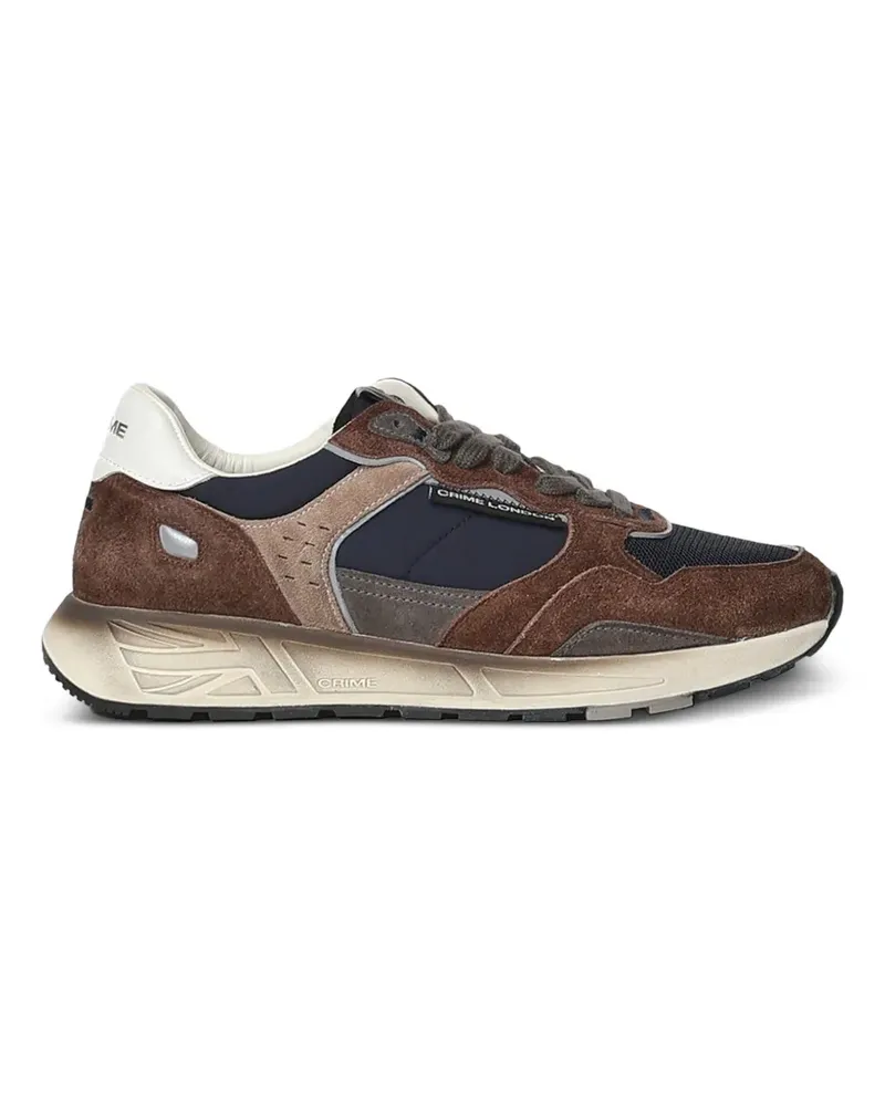 Crime Rush Sneakers mit Einsätzen aus Wildleder - Braun Braun