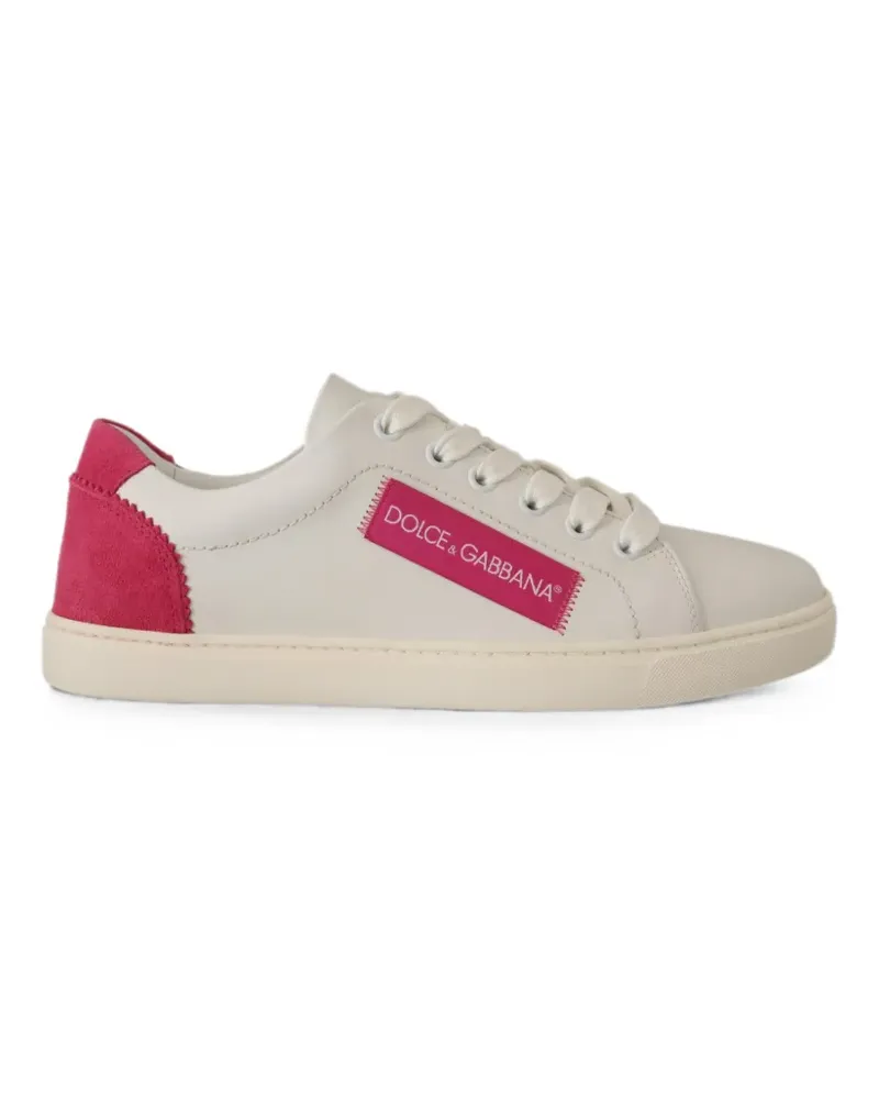 Dolce & Gabbana Sneakers mit Logo-Patch - Weiß Weiß