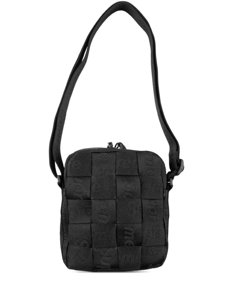 Supreme Being Woven messenger bag Schwarz