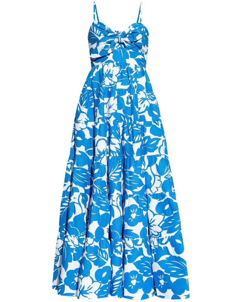 Kate Spade Kleid mit Blumen-Print Blau