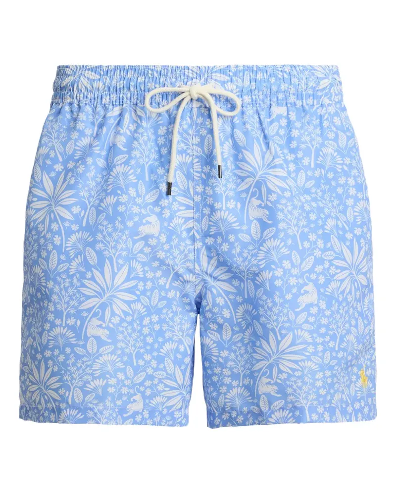 Ralph Lauren Badeshorts mit Blumen-Print - Blau Blau